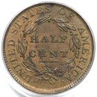 1809 6 C-5 R-1 Pcgs Ms 63 Bn 9 Over Inverted 9 Classic Head Half Cent Coin 1 2c