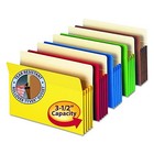  File Pocket  Straight-cut Tab  3-1 2  Expansion  Letter Size  Assorted 