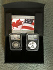 2019  pride Of Two Nations  can  Set   Ngc Mod Pf70   Ngc Enh Rev Pf70  Signed