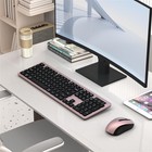 Coveva Wireless Keyboard Mouse Combo  Usb  104 Keys  Pc Laptop Desktop  Black   