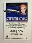 Women Of Star Trek 50th Anniversary Jeri Ryan La7 Legends Autograph