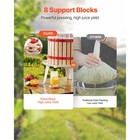 Uimoso Manual Fruit And Wine Press With 1 6gal 6l Wooden Basket For Juice Making