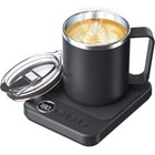 Coffee Mug Warmer Set Electric 36w W  Auto Shut Off Timer Smart Heater Gift New
