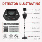 Deep Sensitive Metal Detector Gold Digger Hunter Lcd Display W  Waterproof Coil