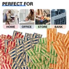 Assorted Coin Wrappers For Nickel Dime Penny Quarter Sorter Money Change Rolle
