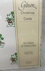 Factory Sealed Vintage Gibson Mickey Mouse Disney Christmas Cards  20 Count Usa