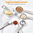  Stainless Measuring Steel 18 8 Spoons Set Cups And Quality-01piece Heavy Duty