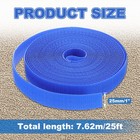 Carpet Marker Strips 1 Inch X 25 Ft  Floor Markers Nylon Strip  Blue