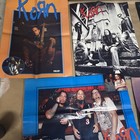 Vtg Korn Bundle Clock Posters Figure Rare 1990s