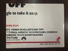 Ferris Bueller s Day Off 1986-original Movie Poster -one Sheet Folded-vintage