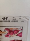 Mccall s 4141 Dress Dickey Collar Cuffs Sewing Pattern Ladies 14 Uc Vtg 50 s
