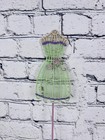 Set Of 2 Shabby Chic Vintage Fly Swatters Wall Decor Wire Mannequin And Poodle