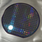 6 Inch Silicon Wafer With Colorful Pattern And Blue Tint  As Pictured
