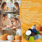 15 Pack X 20g Acrylic Yarn - Soft Knitting Yarn For Crocheting For Crafts Skeins