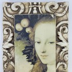 Vintage Sid Dickens  portrait Of A Renaissance Young Girl  Memory Block Retired
