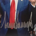 Donald Trump Autographed Us Presidential Photo Authentication Direct