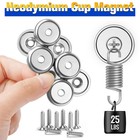 Magnets With Holes  Strong Rare Earth Magnets  8 Pack 40lbs Neodymium Cup Magne