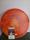 Danny Carey Signed Orange Drumhead 14  Tom Drum Head Autographed Tool Jsa Coa