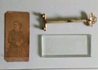 Vintage Frame Brass Art Nouveau French Antique   Photo  Read     See Photos 