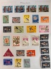 Vintage Malaya   Singapore Stamp Collection Lot Tiger Fauna Colonial