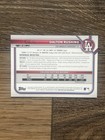 Dalton Rushing 2022 Bowman Draft Rookie Card Rc Signed Auto Autograph La Dodgers