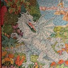 Vtg 1980 s Springbok The Land Of The Dragons 500  Pc Jigsaw Puzzle Complete