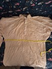 Civil War Reenactor Shirt Striped Bone Buttons Large