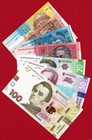 Ukraine  2013 - 2023  Complete Set Of 7 Unc Banknotes - 1 Hryvnia To 100 Hryven