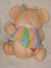 Dan Dee Plush Nylon Teddy Bear Rainbow Shirt Bow Stuffed Toy I m A Dandee 