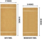 Utopia Towels  6 Pack Bath Towel Set  100  Ring Spun Cotton  24 X 48 Inches 