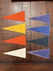 1960s  8  Nfl Afl Vintage Mini Football Pennants Early Logo 9 