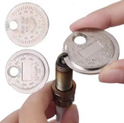 1pc Spark Plug Gap Gauge Coin 0 6   2 4mm Measuring Tool Engine Gapper - New