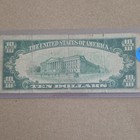 1929  10 Us National Currency Note - National City Bank Of Evansville  In