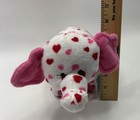 Ganz Webkinz Eluvant Hm602 Love Elephant Stuffed Plush Toy Pink Red White Hearts