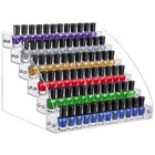 Acrylic Nail Polish Organizer - 6 Tier Display Rack For Table Storage   Display