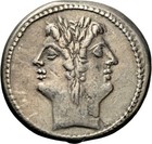 Rome Republic  Janis     roma    Incuse     Ngc Vf 4 5 - Anonymous 225 Bc Ar Quad 118