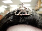 Girls Rhinestone Princess Hair Clip Wedding Crown Comb Tiara Mini Ch09-114