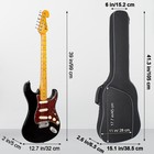 Electric Guitar Case  Electric Guitar Bag Padded Electric Guitar Gig Bag 0 38   