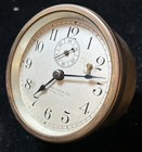 Antique Brass Chelsea Clock Co  Mounted Maritime Ship Clock Untested 4 Inch