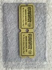 Funspot Weirs Beach  Nh  2  Yellow Authentic Arcade Game Tickets 