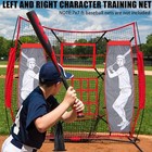 Baseball And Softball Pitching Dummy Batter Training Black  Red  Gray 