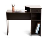 Home Office Wood Computer Desk Writing Study Laptop Table Workstation W drawer