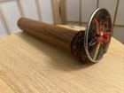 Homemade Kaleidoscope Wooden Stained Glass Flower Spinning  clean  Free Shipping