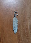 Sterling Silver 925 Necklace Pendant Vintage Navajo Feather 