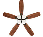 Hampton Bay Hollis 52 In  Indoor Led Bronze Ceiling Fan W  Light Kit And Remote