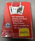 Budweiser Bud Deck Of Playing Cards Poker Beer Ad Vintage Red Deck