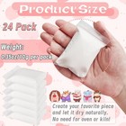 24 Pack White Air Dry Foam Clay 8 5oz Diy 24 Pack  - 24