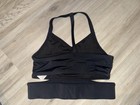 Balera Medium Child Black Crop Top Dance Sports Bra