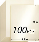 100 Sheets Cream Shimmer Cardstock Printer Paper 8 5 X 11  78lb 210gsm Glossy Ca