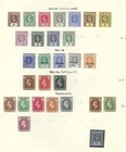Cayman Islands  1900-1926  Collection Of 46 Stamps  Mint Hinged On 2 Pages